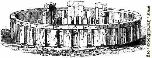 3.—Stonehenge.--Perspective Elevation, restored.