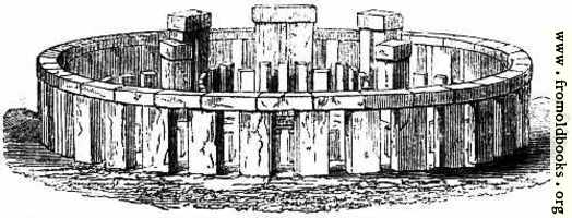 3.—Stonehenge. – Perspective Elevation, restored.