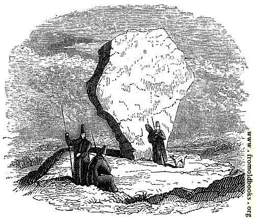 [Picture: 8.—Druidical Stone in Persia.]