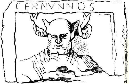 [Picture: 11.—Gaulish Deity.  Cernunnos.]