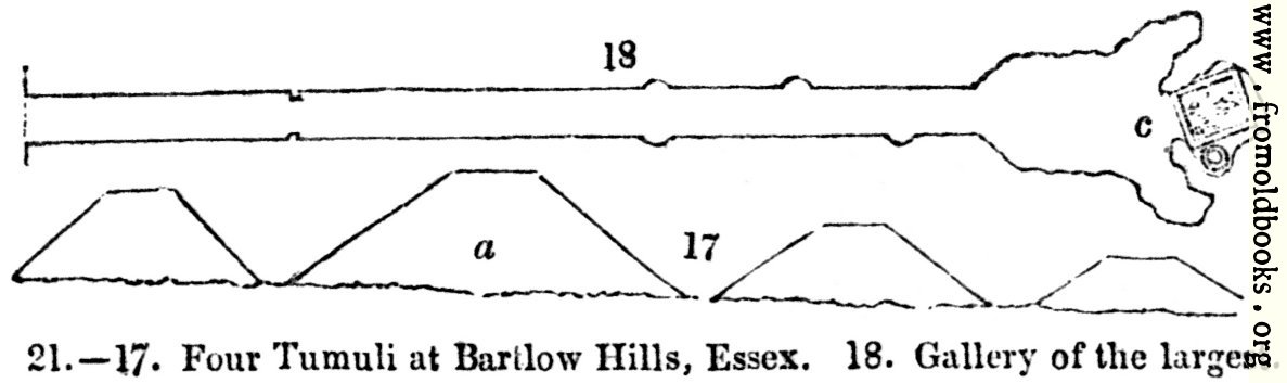 [Picture: 21.—Four Tumuli at Barlow Hills, Essex]