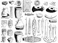[Picture: 24.—Contents of Ancient British Barrows]