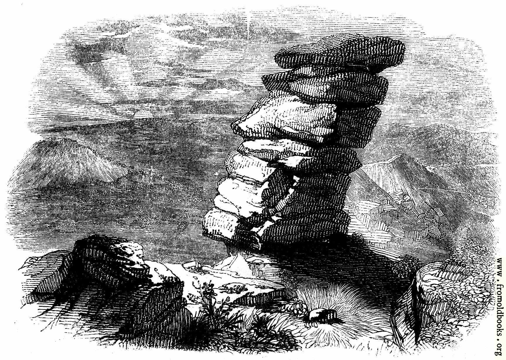 [Picture: 46.—Kilmarth Rocks, as seen from the South East.]