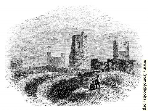 [Picture: 89. Roman Lighthouse, Church and Trenches in Dover Castle.]
