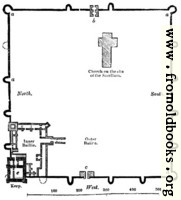 104.—Plan of Porchester Castle, Hants.