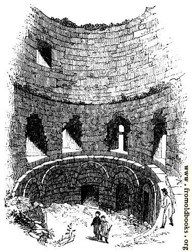 112.—Interior of Norman Tower, Pevensey.
