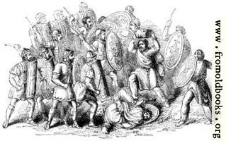 114.—Conflict between Romans and Barbarians.