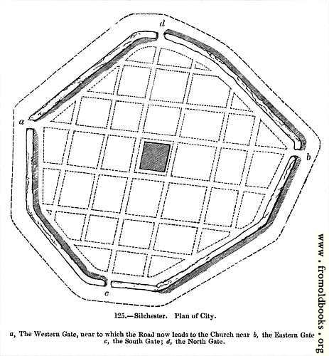 [Picture: 125.—Silchester.  Plan of City.]