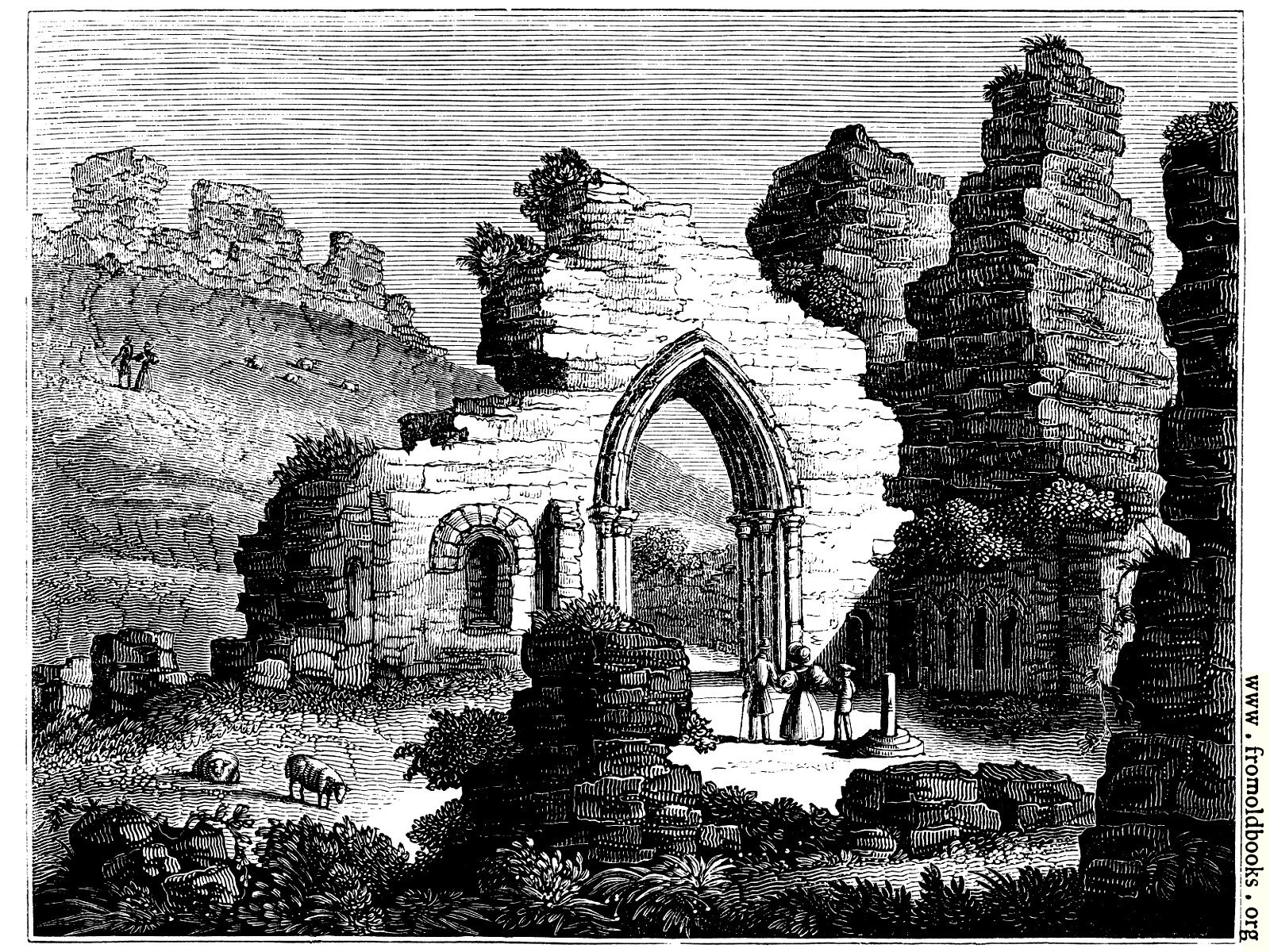 [Picture: 381.—St. Mary’s Chapel, Hastings Cliff Castle.]