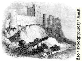 383.—Rock of Bamborough with Castle.