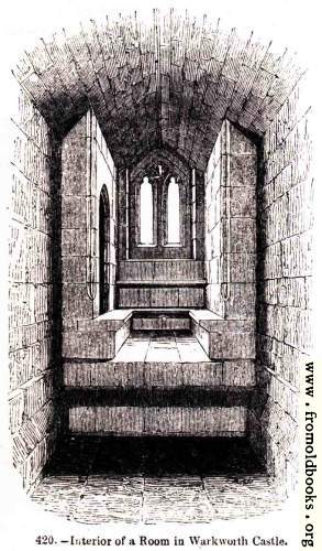 [Picture: Interior of a Room in Warkworth Castle.]