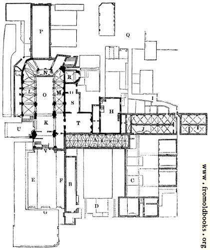 524.—Plan of the Priory of St. Bartholomew.