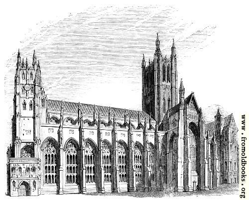 [Picture: 565.—Canterbury Cathedral, South Side.]