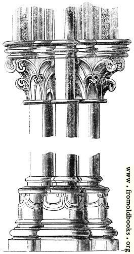 [Picture: 568.—Capital and base, S.E. Transept, Canterbury]