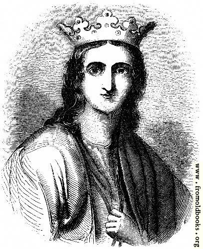 [Picture: 824.—Queen Eleanor.—From fer Tomb in Westminster Abbey.]