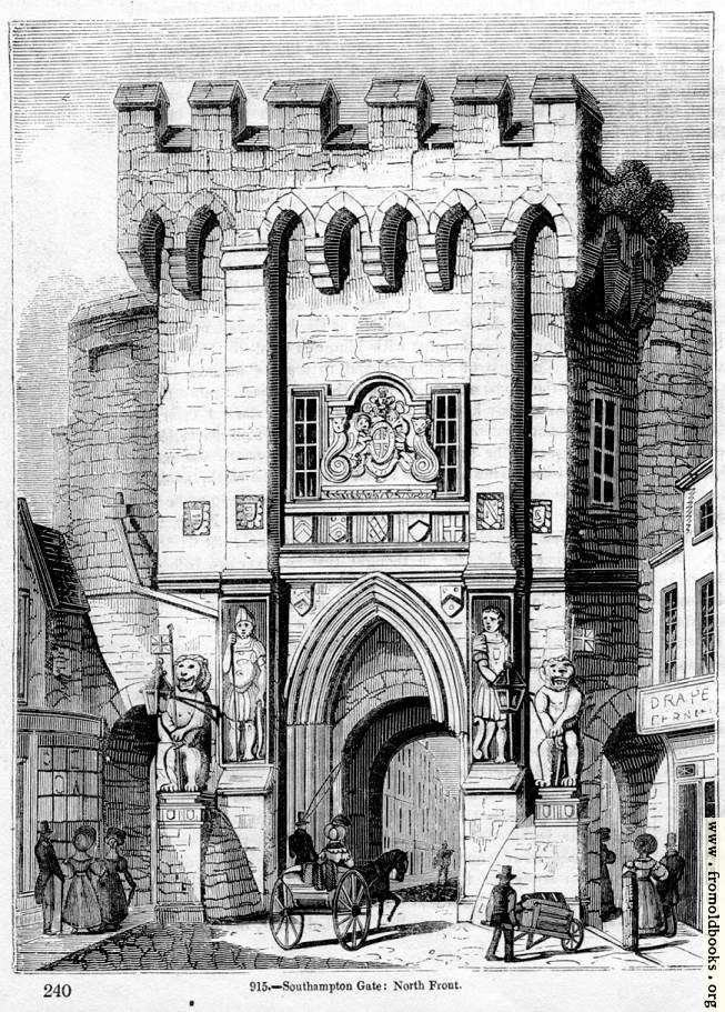 [Picture: 915.—Southampton Gate: North Front.]