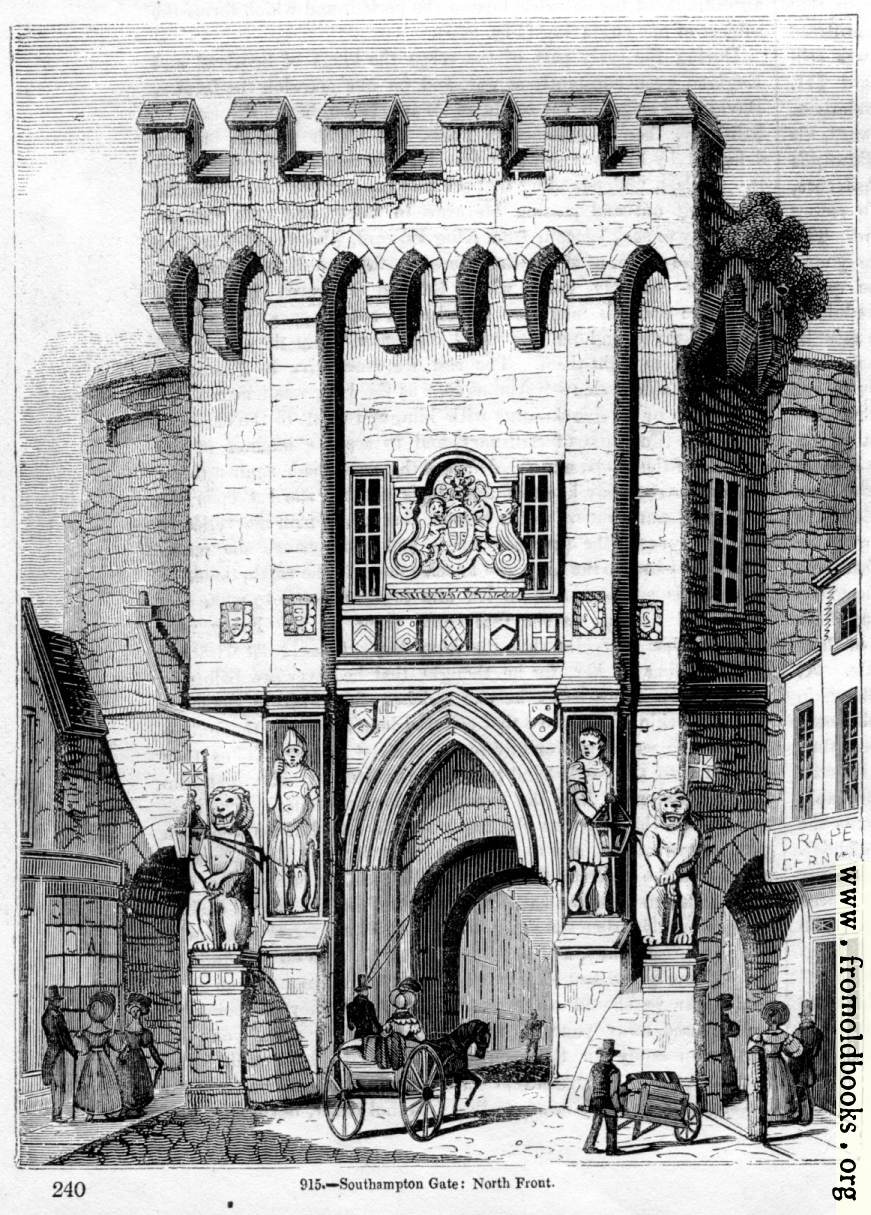 [Picture: 915.—Southampton Gate: North Front.]