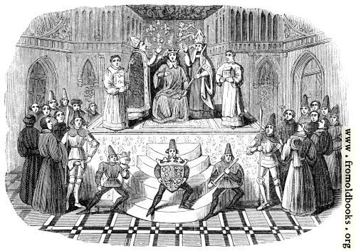 [Picture: Coronation of Henry IV (Harleian MS. No, 4679)]