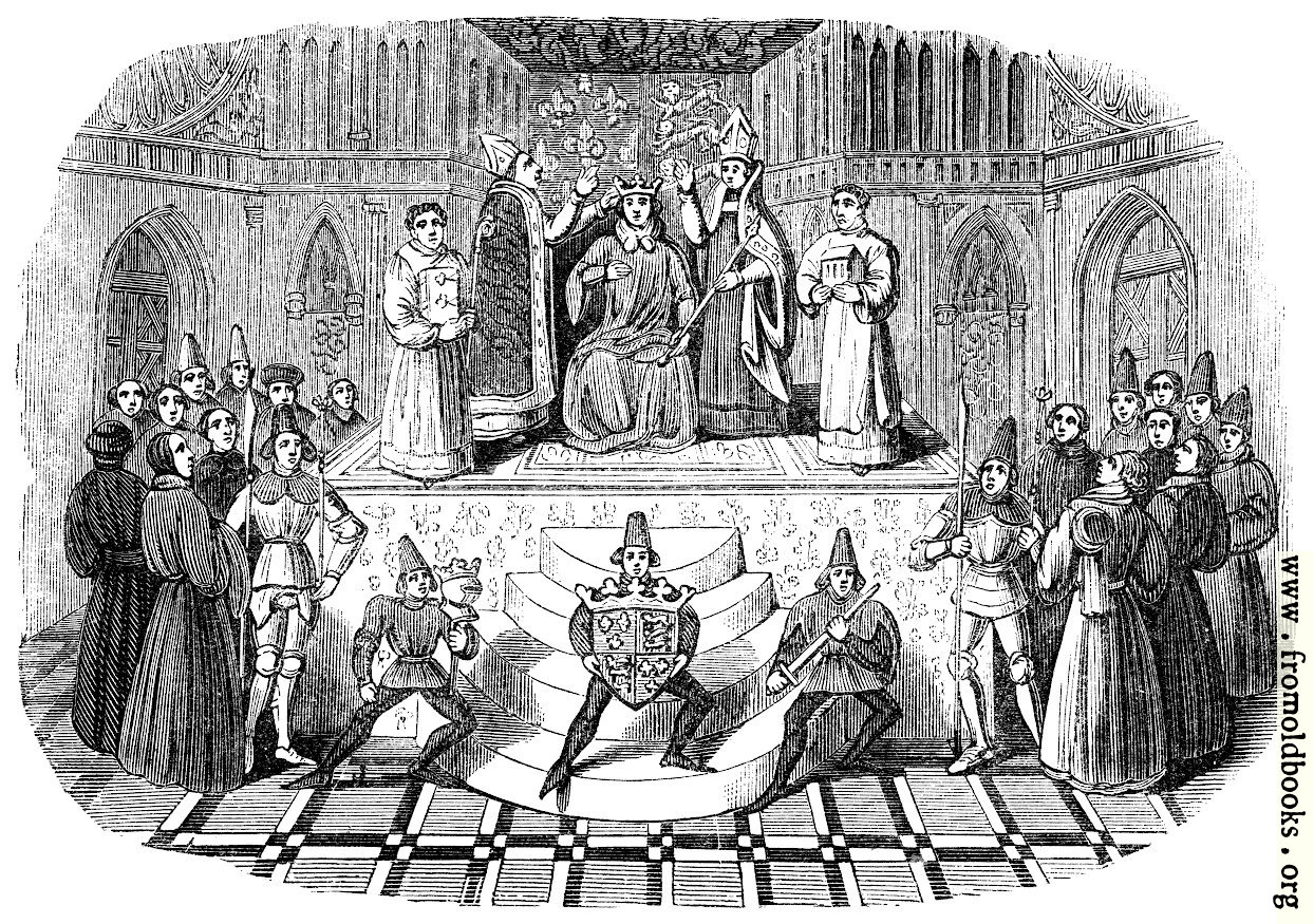 [Picture: Coronation of Henry IV (Harleian MS. No, 4679)]