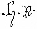 [Picture: 1154.—Signature of Henry IV.]