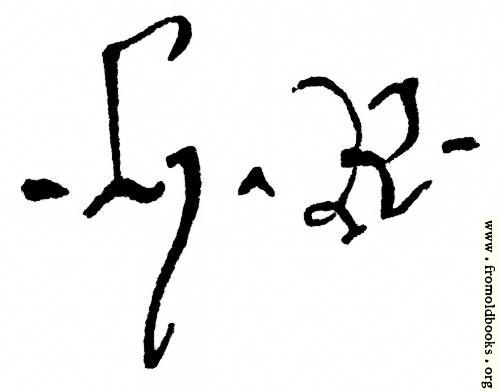 [Picture: 1154.—Signature of Henry IV.]