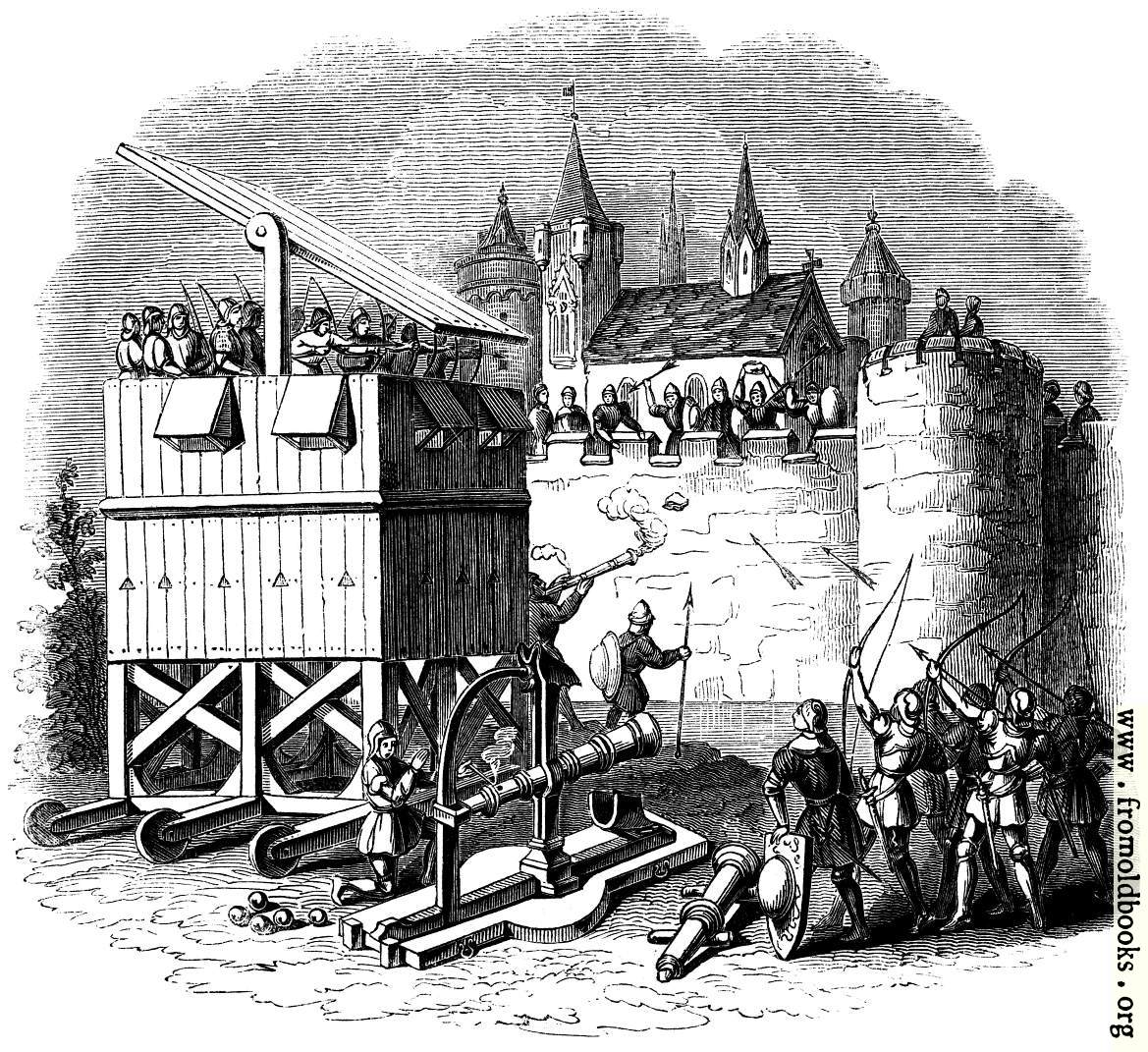 [Picture: 1274.—Moveable Towers of Archers, Cannon, etc.]
