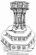 [Picture: 1313.—Font in East Dereham Church, Norfolk]