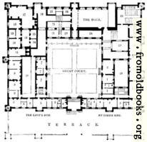 1674.—Plan of Buckhurst House, Sussex.