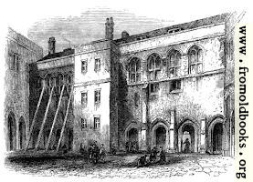 1675.—North side of the Priory Cloisters, Christ’s Hospital.