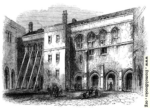 [Picture: 1675.—North side of the Priory Cloisters, Christ’s Hospital.]