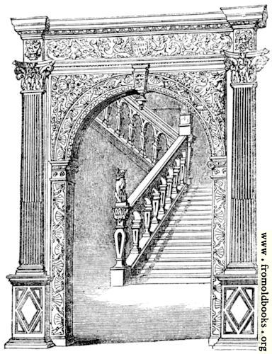 [Picture: Staircase at Claverton, Somersetshire]