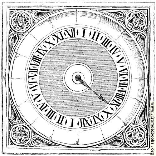 [Picture: 1732.—Clock at Hampton Court.]