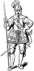 [Picture: 2046.—Pikeman, 1635. (From a Specimen at Goodrich Court.)]