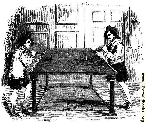 [Picture: 2153.—Billiards (From “School of Recreation,” 1710)]