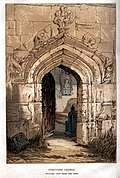 [Picture: Stratford Church, looking in through the door]
