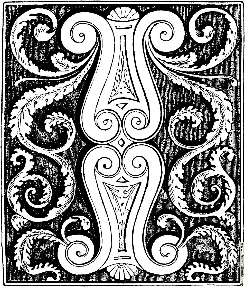 [Picture: Floriated Initial I, Violin-Style]
