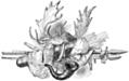 [Picture: Tailpiece of hunting paraphernalia]
