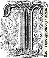 Floriated initial capital letter “T”