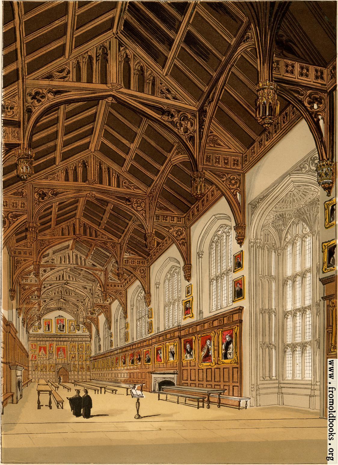 [Picture: Hall of Christ Church College  Oxford]