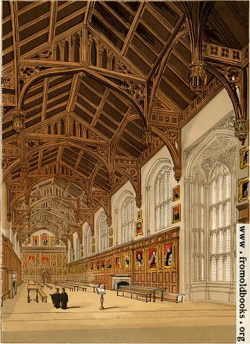 [Picture: Hall of Christ Church College  Oxford]