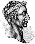 Julius Cæsar from a Copper Coin