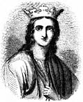 Engraving: Portrait of Queen Eleanor