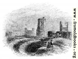 [picture: 89. Roman Lighthouse, Church and Trenches in Dover Castle.]