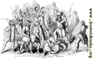 [picture: 114.---Conflict between Romans and Barbarians.]