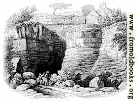 [picture: 131.---Wall of Severus, on the Sandstone Quarries, Denton Dean, near Newcastle-upon-Tyne.]