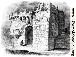 [picture: Beamaris Castle: entrance]