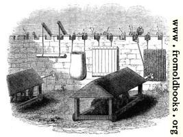 [picture: 868.---Machines used for the Defence of Stone Walls against the action of Battering rams.]