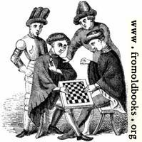 [picture: 1145.---Playing at Draughts (Harleian MS. 4431)]