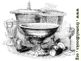 [picture: chalices, wassailing bowl, cups]