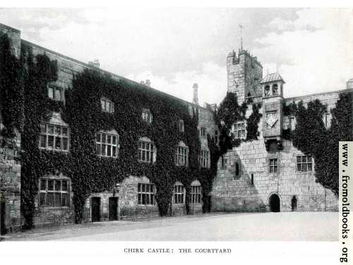 [Picture: Chirck Castle: the courtyard]